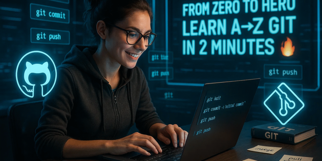 From Zero to Hero: Learn A-Z Git in 2 minutes - Complete Tutorial